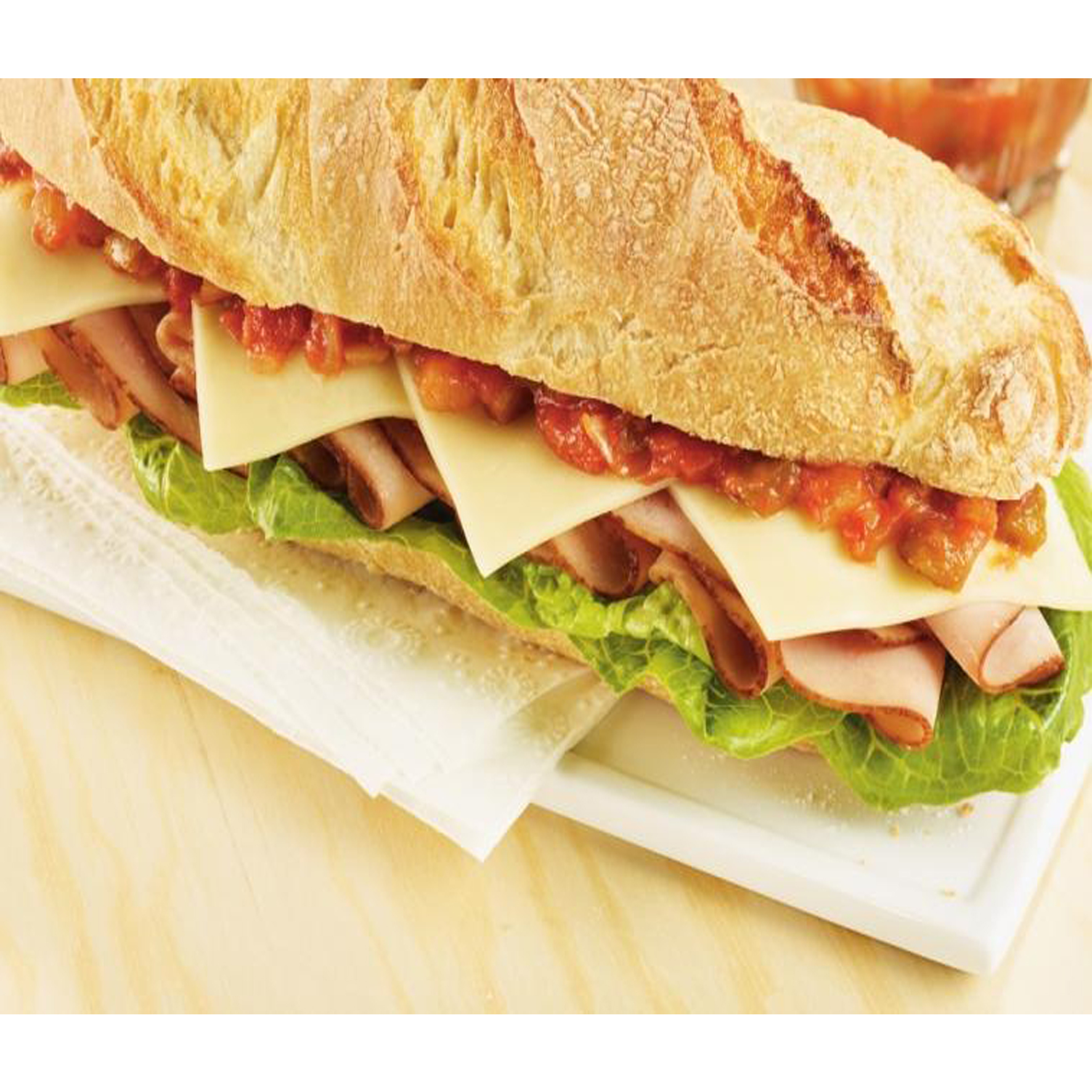 Image de Sandwich au jambon fromage